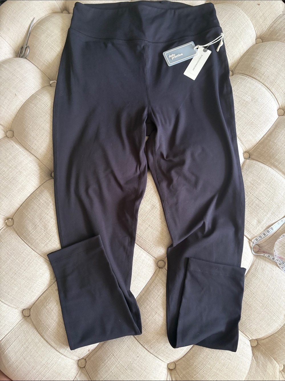 Daily Practice Anthropology High-Rise Black Leggings with Smooth Support